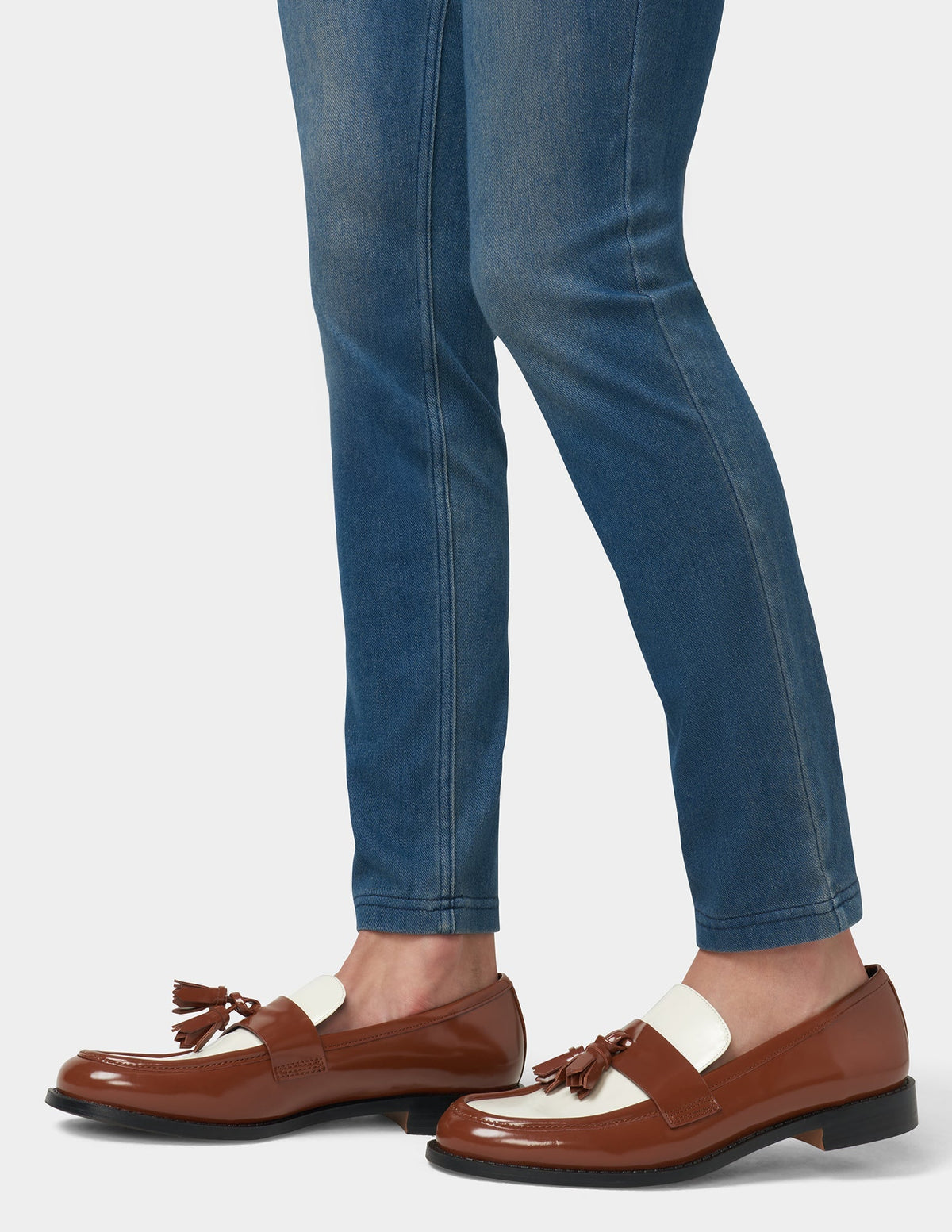 Ultra Soft Denim Legging - Steely Blue Wash | Hue
