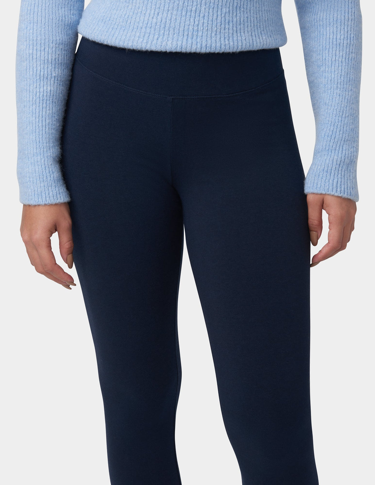 Ultra Leggings with Wide Waistband - Navy | Hue