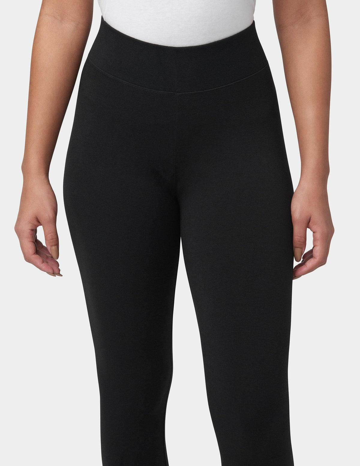 Ultra Capri with Wide Waistband - Black | Hue