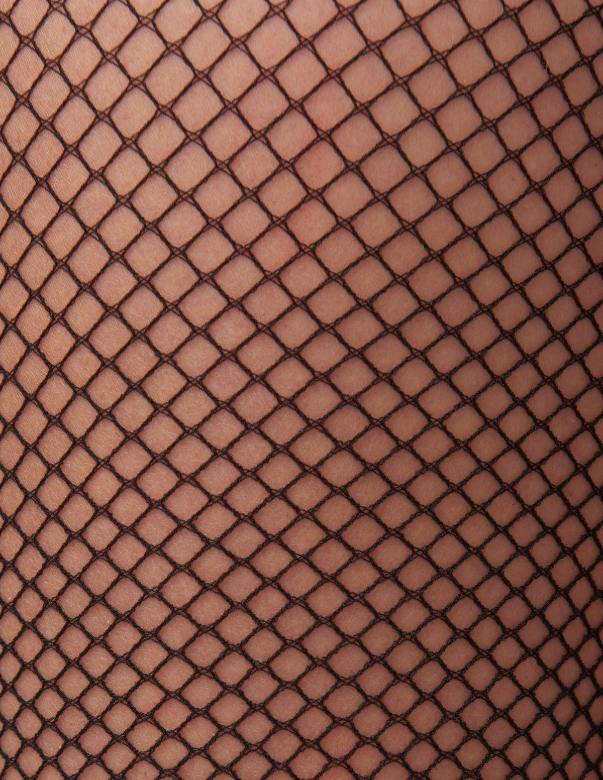 Fishnet Control Top Sheer - Black | Hue