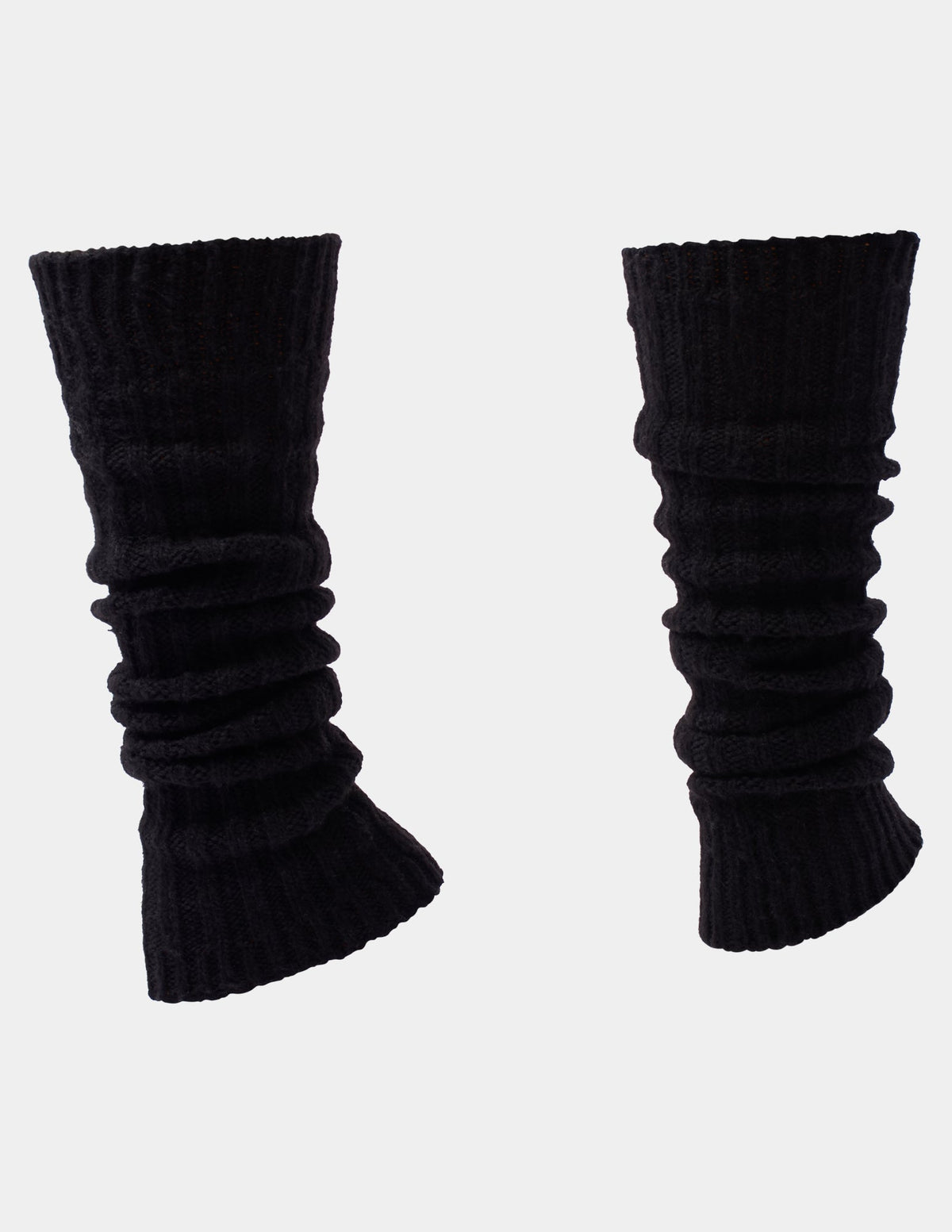 Ribbed Leg Warmer - Black | Hue