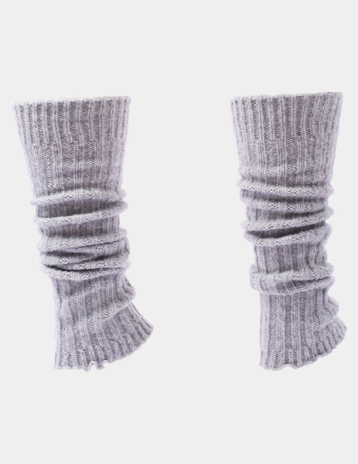 Ribbed Leg Warmer - Light Grey Heather | Hue