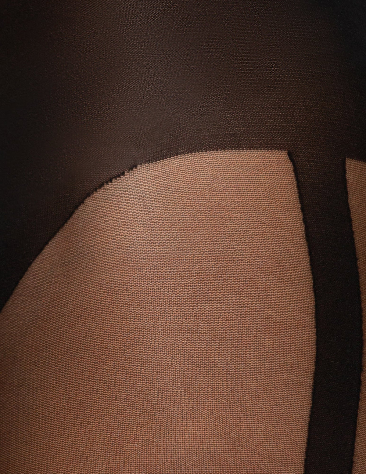 Tuxedo Stripe Sheer - Black | Hue