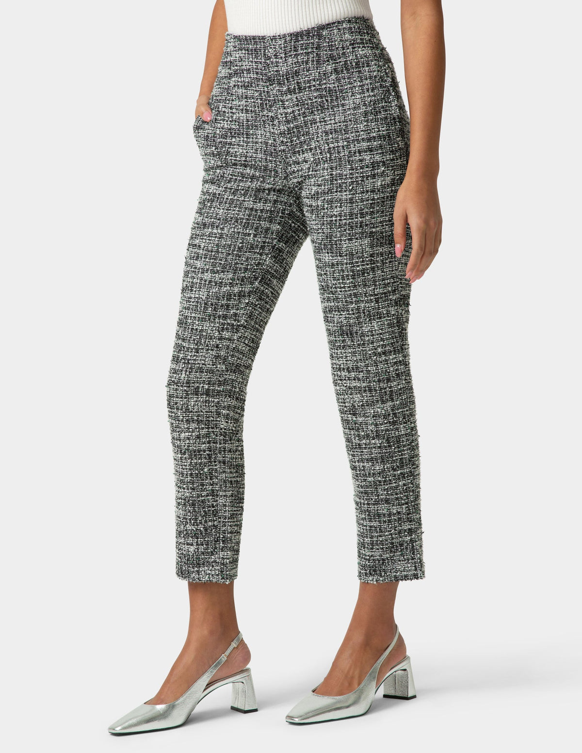 Stretch Boucle Skimmer - Black | Hue