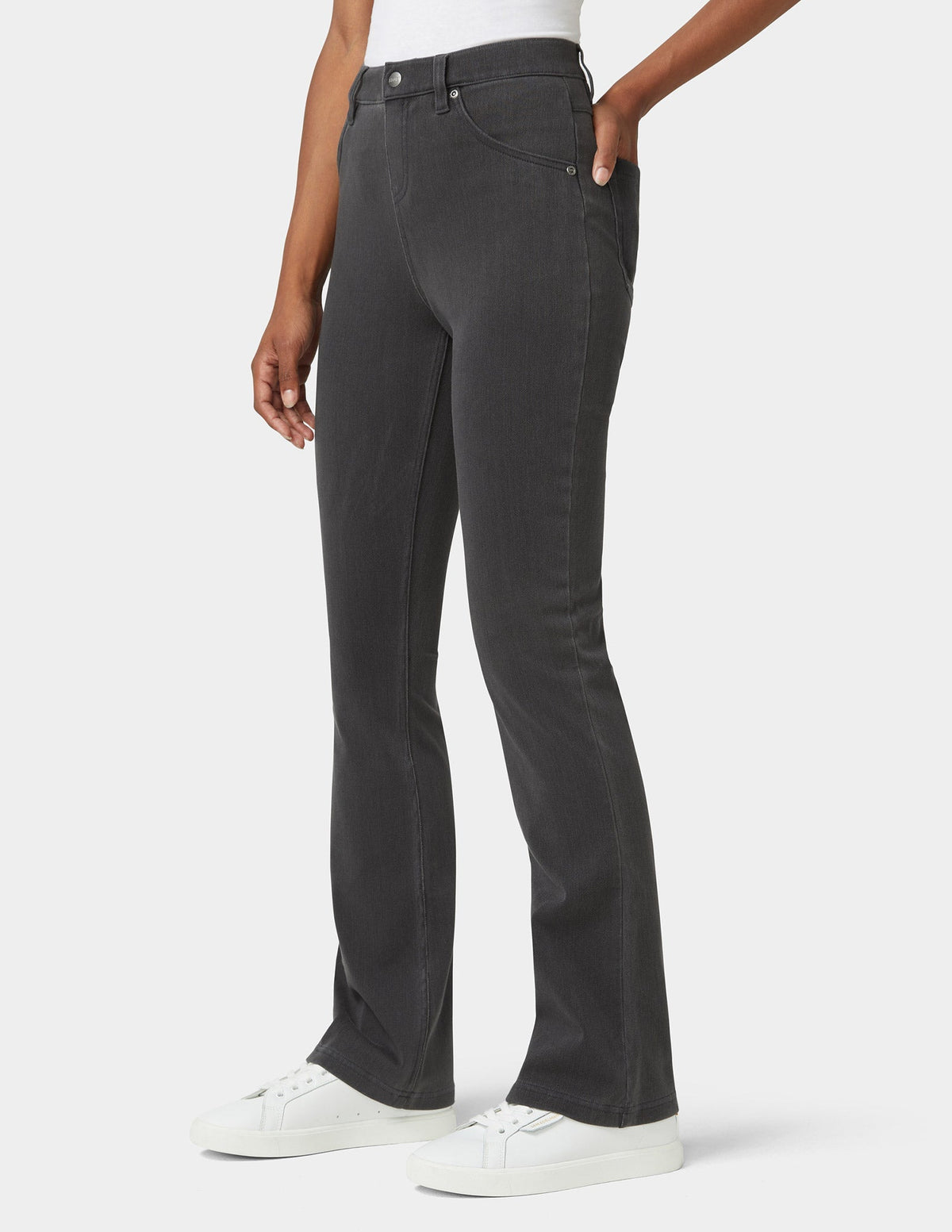 Ultra Soft Denim Baby Bootcut - Graphite Wash | Hue