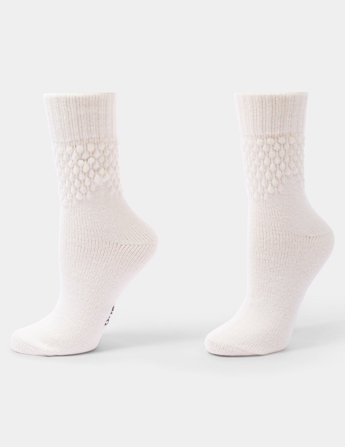 Bubbled Boot Sock - Ivory | Hue