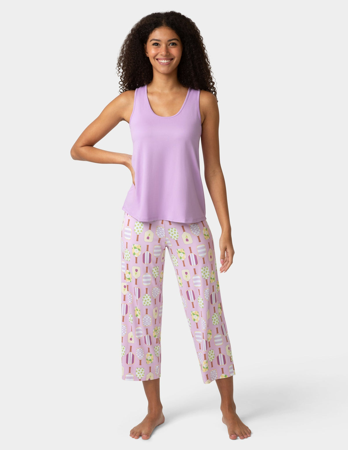 Mama Jama 3 Piece PJ Set - African Violet | Hue