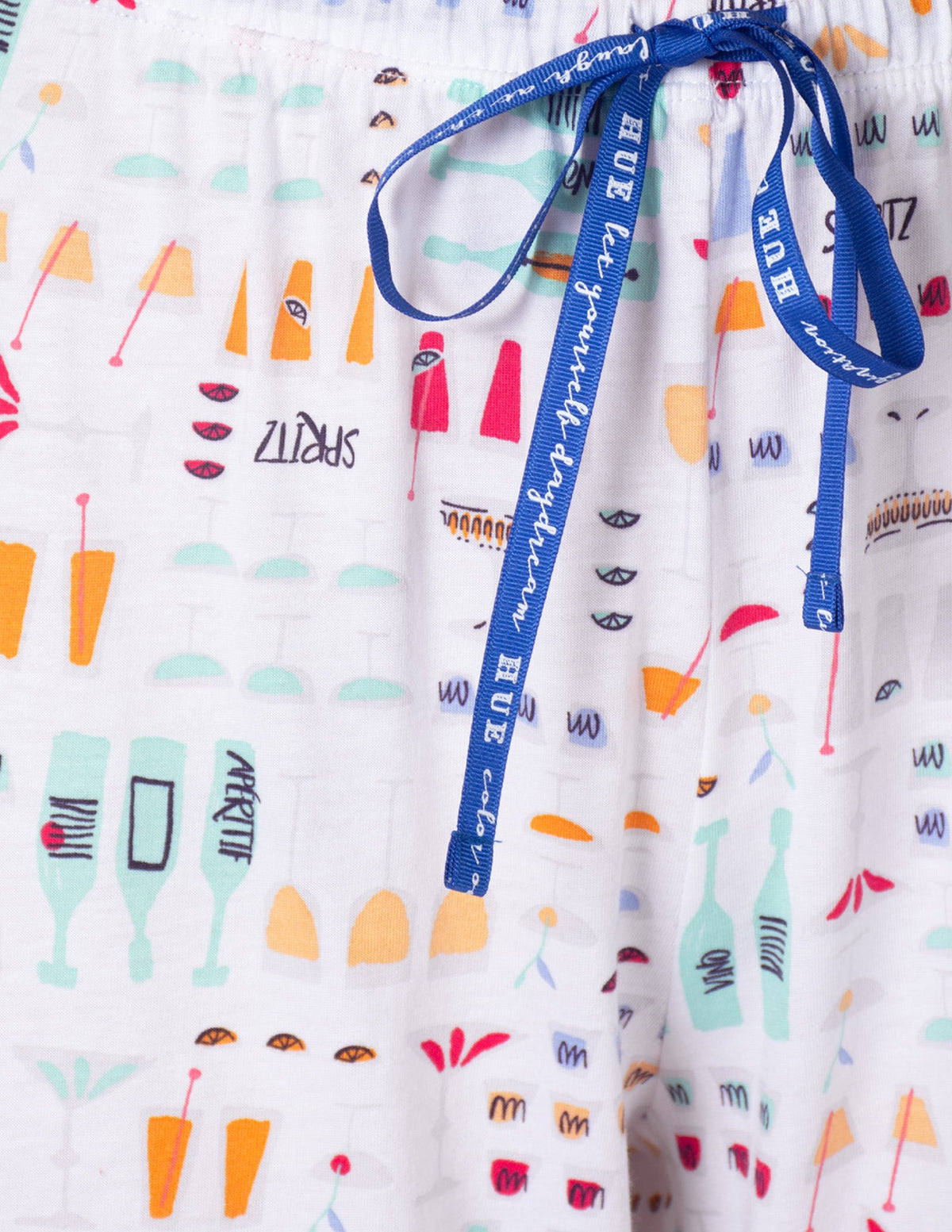 After Dinner Dwink PJ Capri - Bright White | Hue