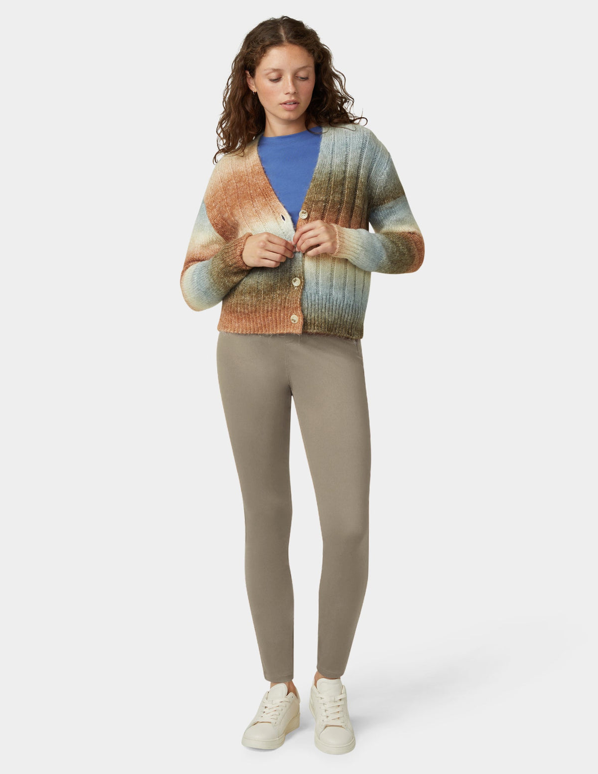 Ultra Soft Denim Legging - White Pepper | Hue