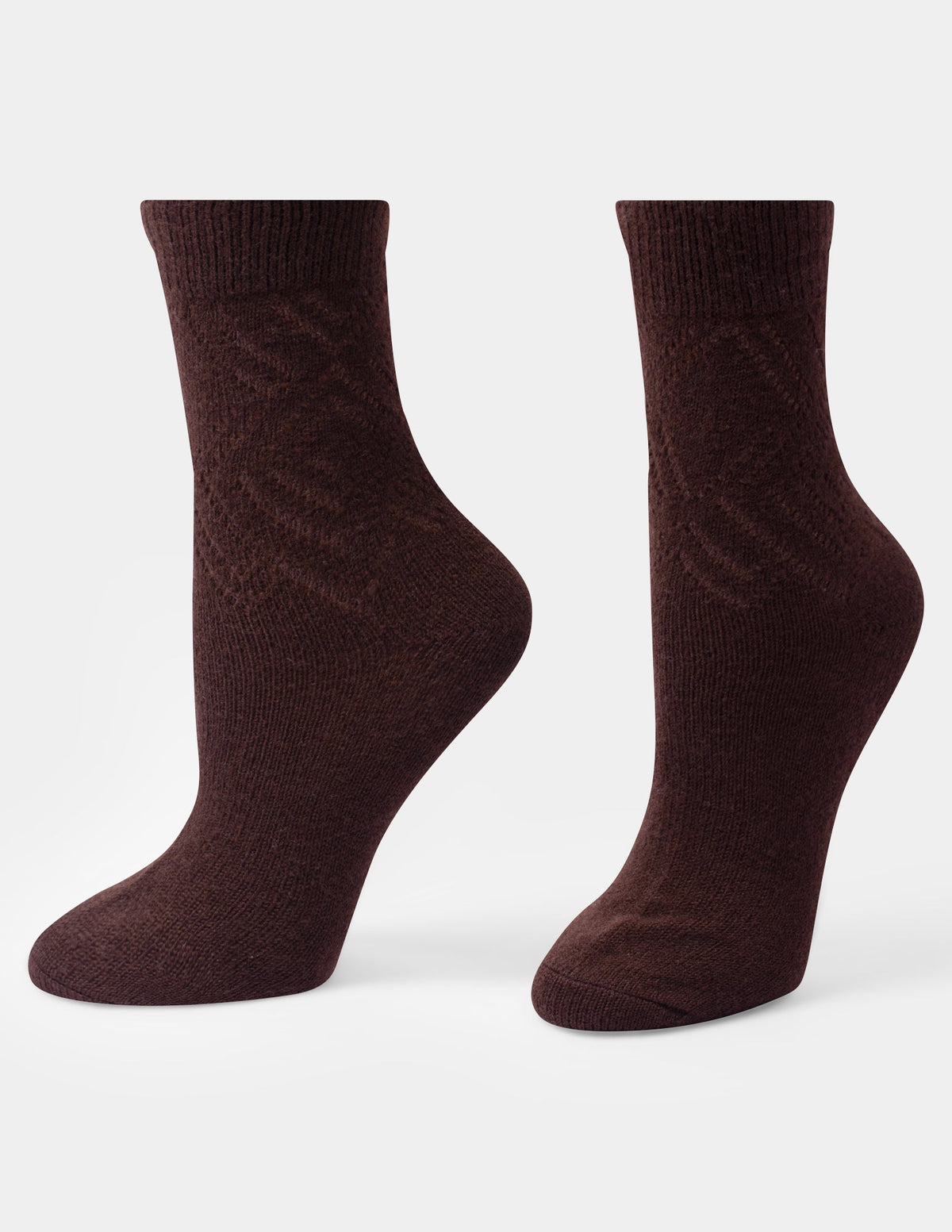 Pointelle Argyle Boot Sock 2 Pair Pack - Oatmeal | Hue