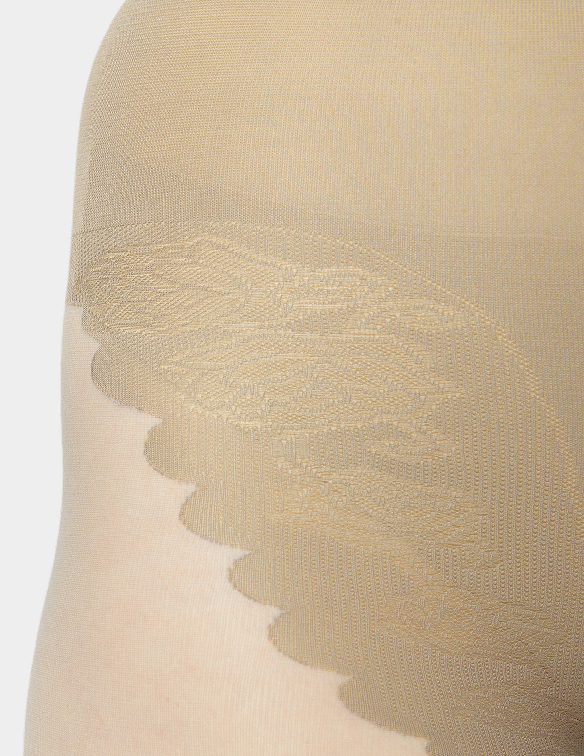 French Lace Control Top Pantyhose - Pebble | Hue