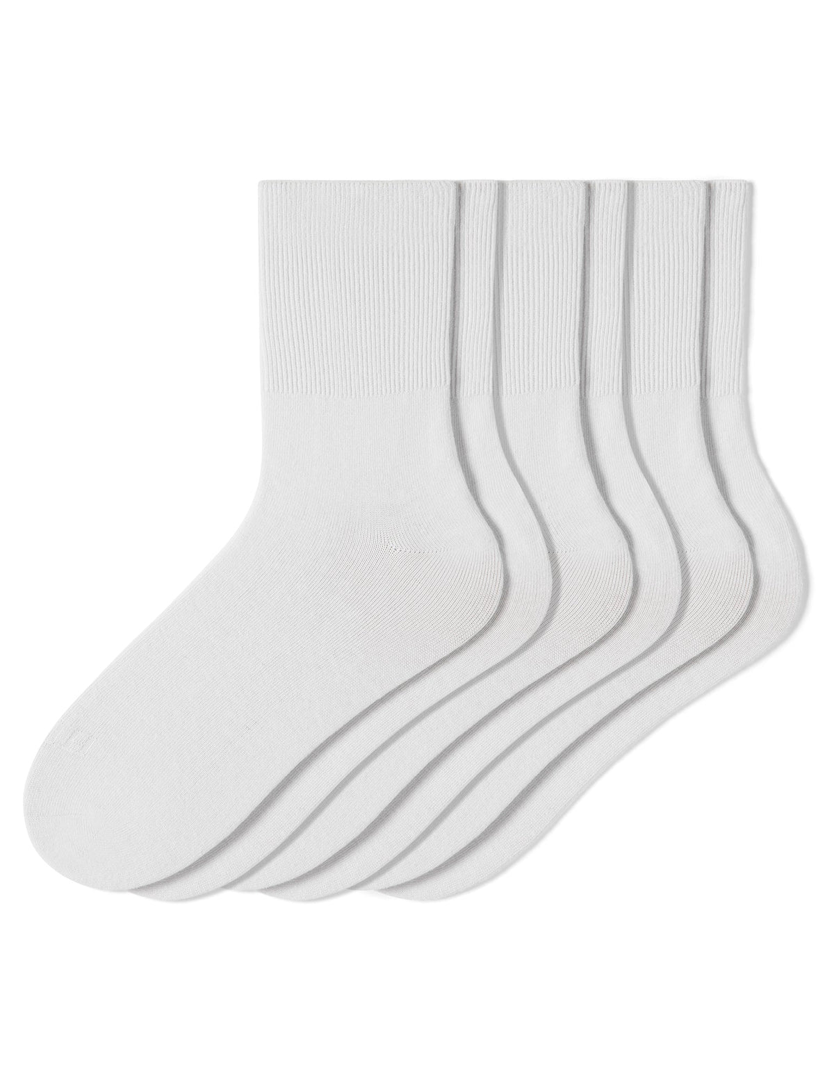 Bobby Sock 3 Pair Pack - White | Hue