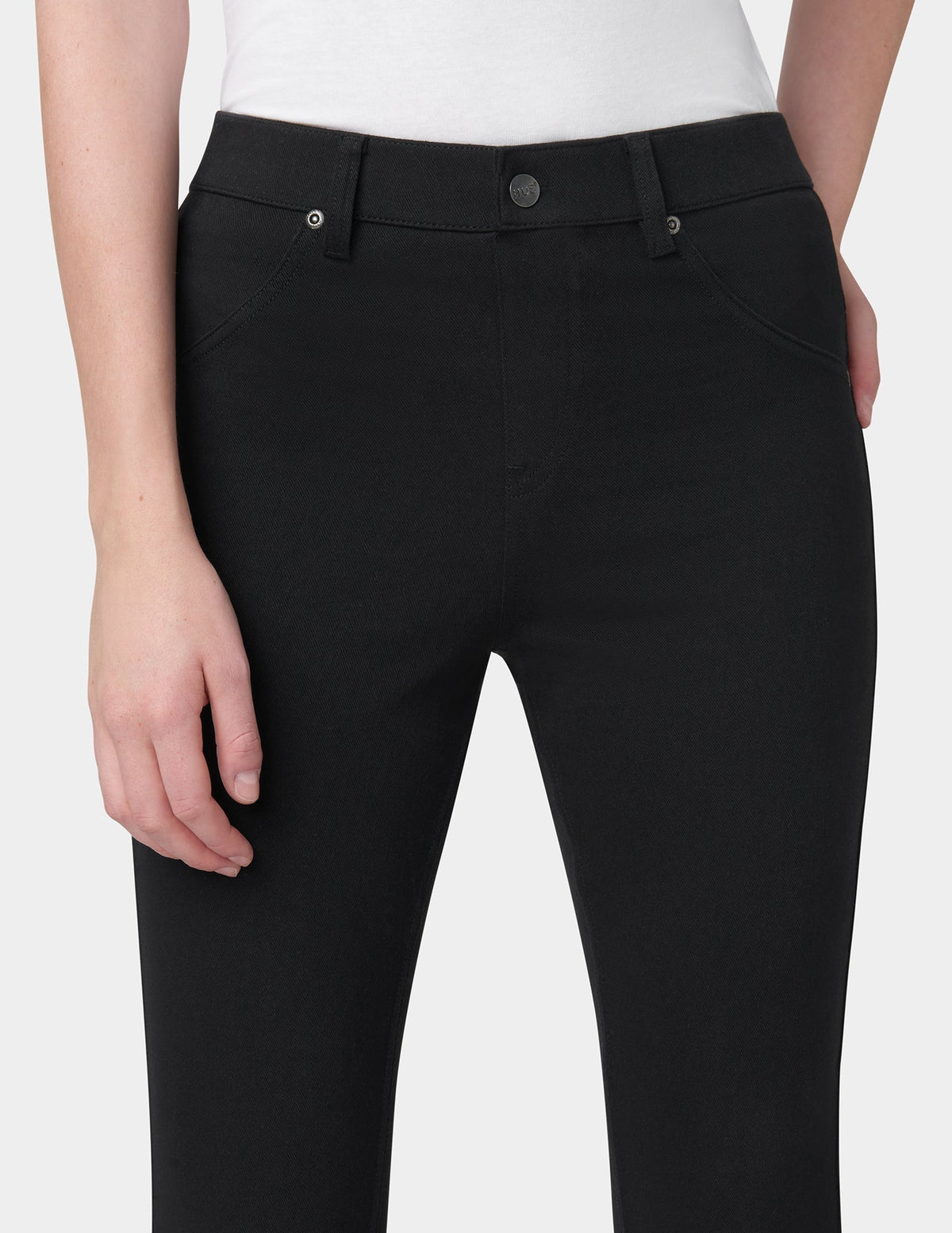 Ultra Soft Denim Legging - Black | Hue