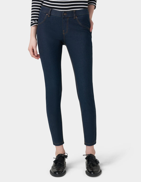 Essential Denim Leggings - Deep Indigo Wash | Hue
