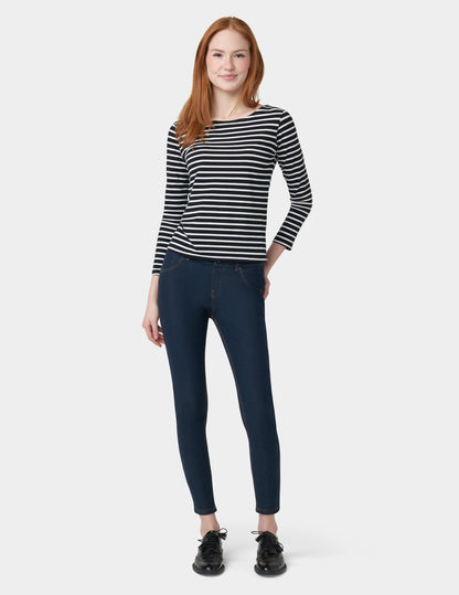 Essential Denim Leggings - Deep Indigo Wash | Hue