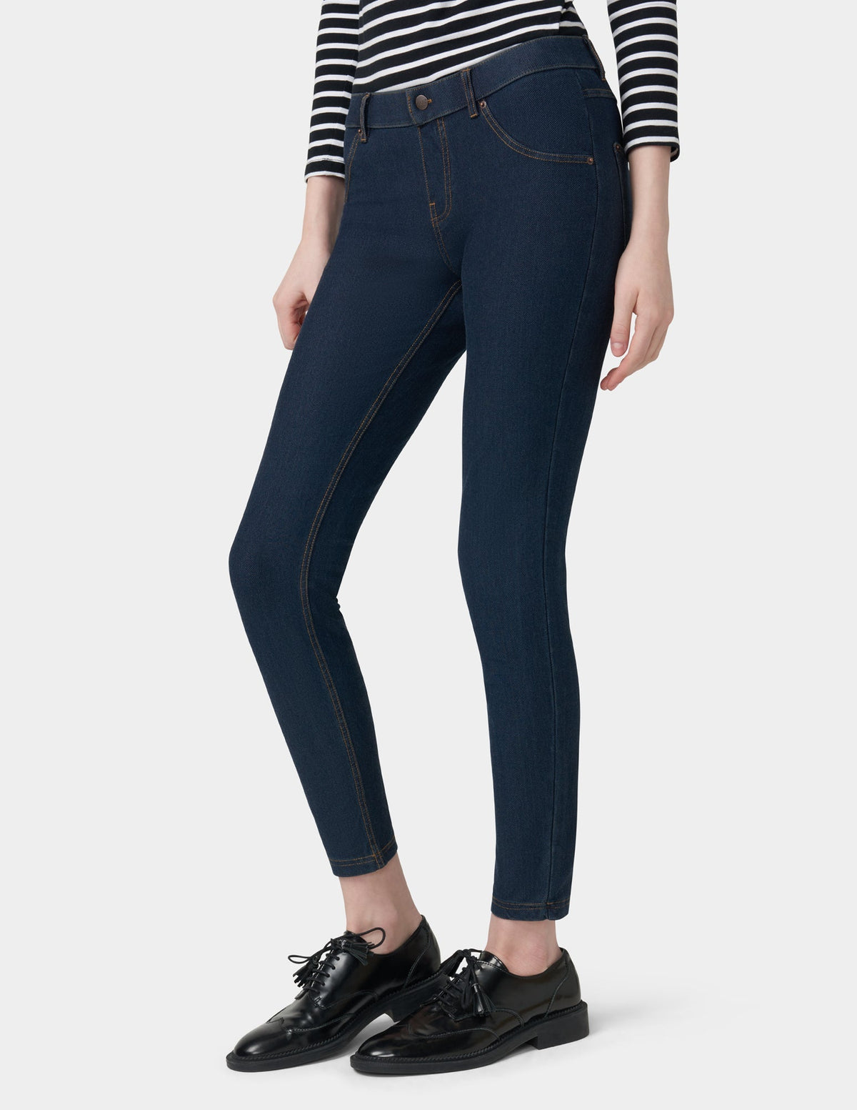 Essential Denim Leggings - Deep Indigo Wash | Hue