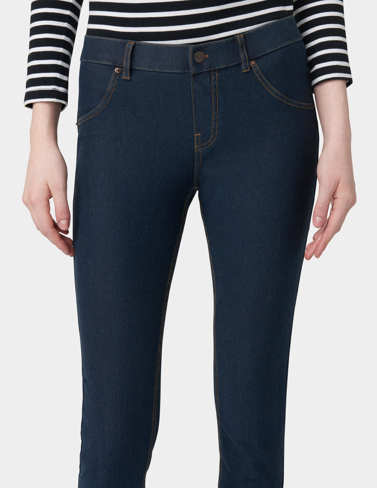 Essential Denim Leggings - Deep Indigo Wash | Hue