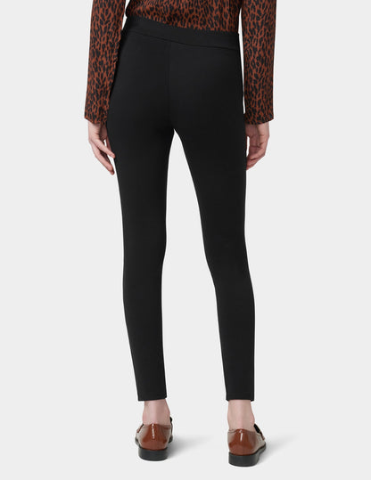 Wide Waistband Blackout Cotton Leggings - Black | Hue