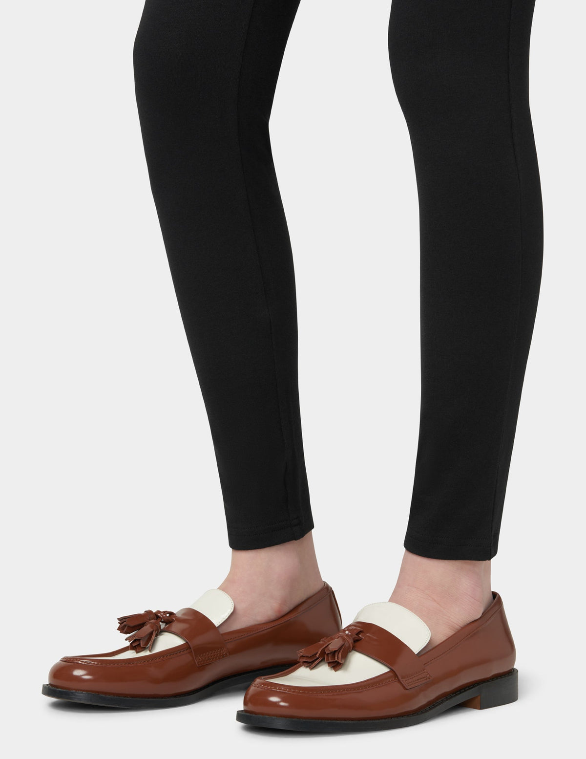 Wide Waistband Blackout Cotton Leggings - Black | Hue