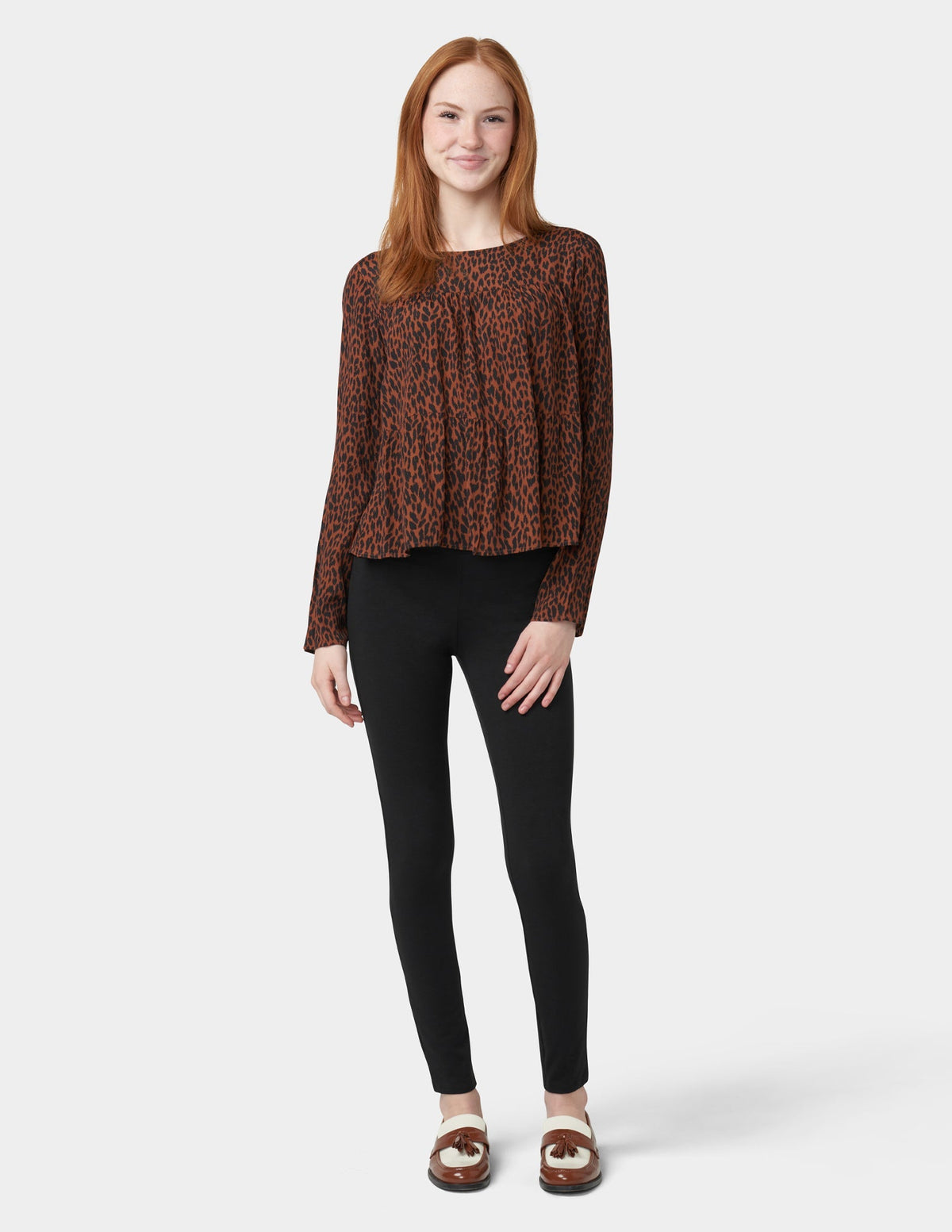 Wide Waistband Blackout Cotton Leggings - Black | Hue