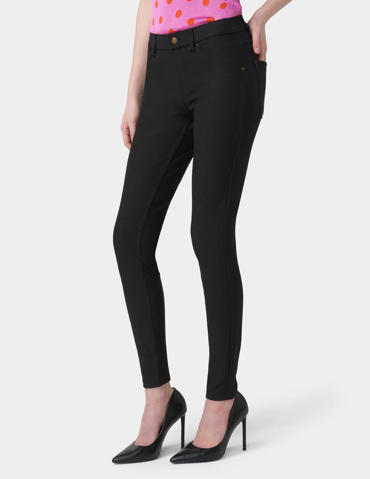 Essential Denim Leggings - Black | Hue