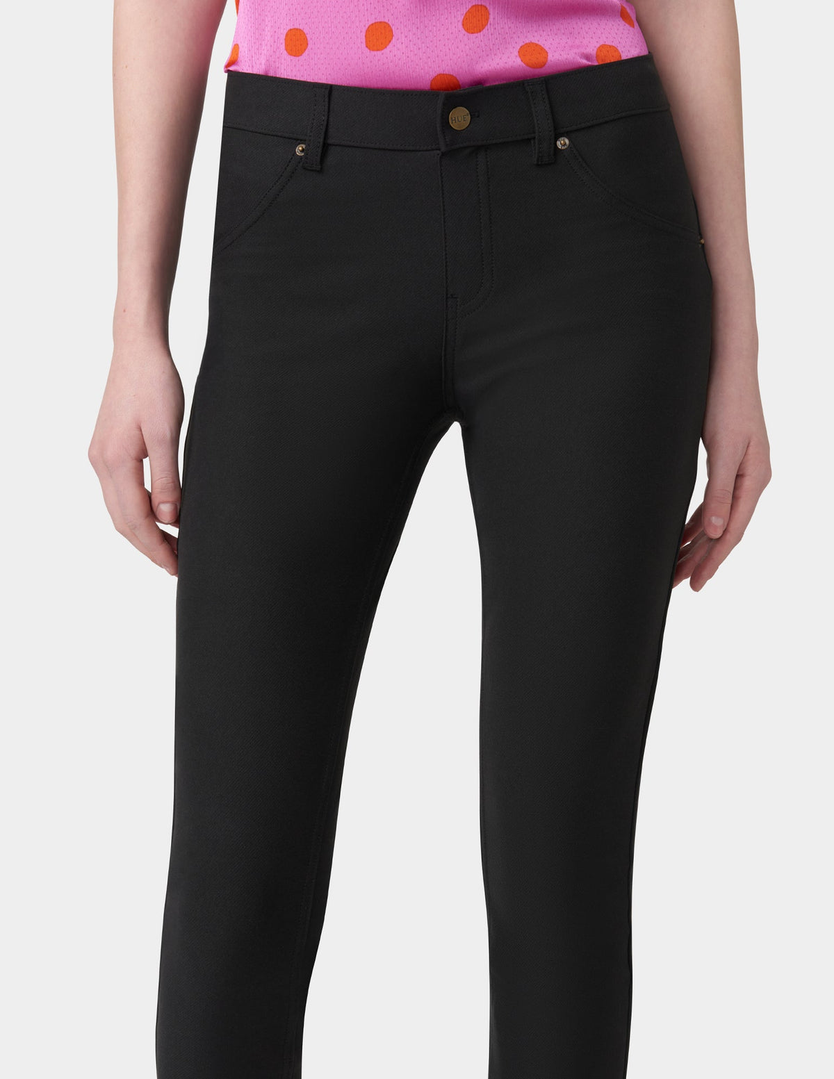 Essential Denim Leggings - Black | Hue