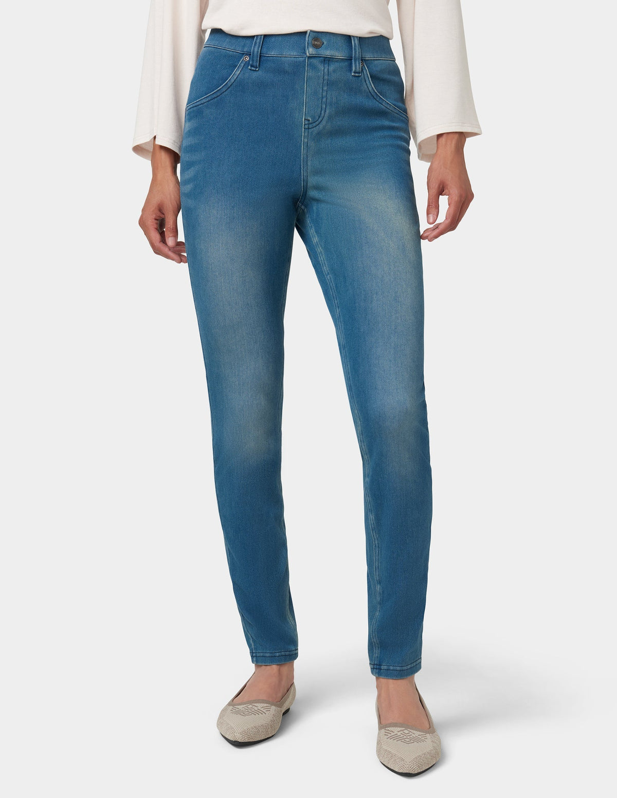 Ultra Soft Denim Legging - Windsor Blue Wash | Hue