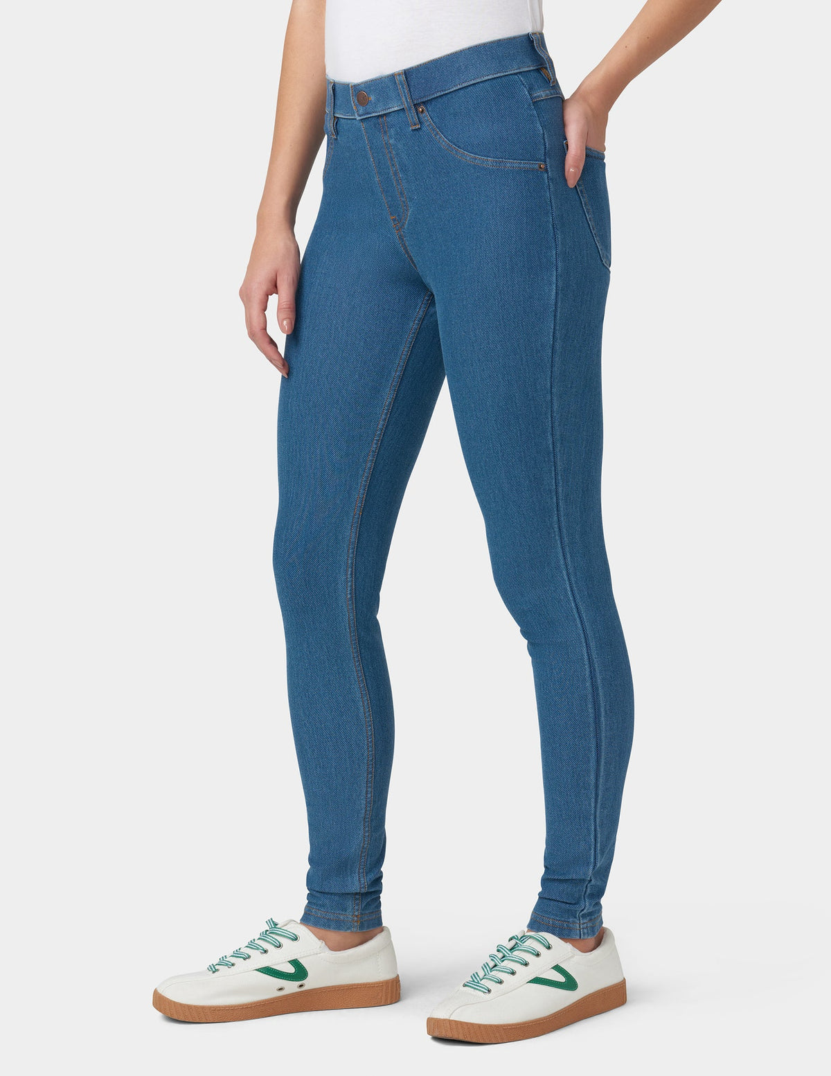 Essential Denim Leggings - Medium Wash | Hue