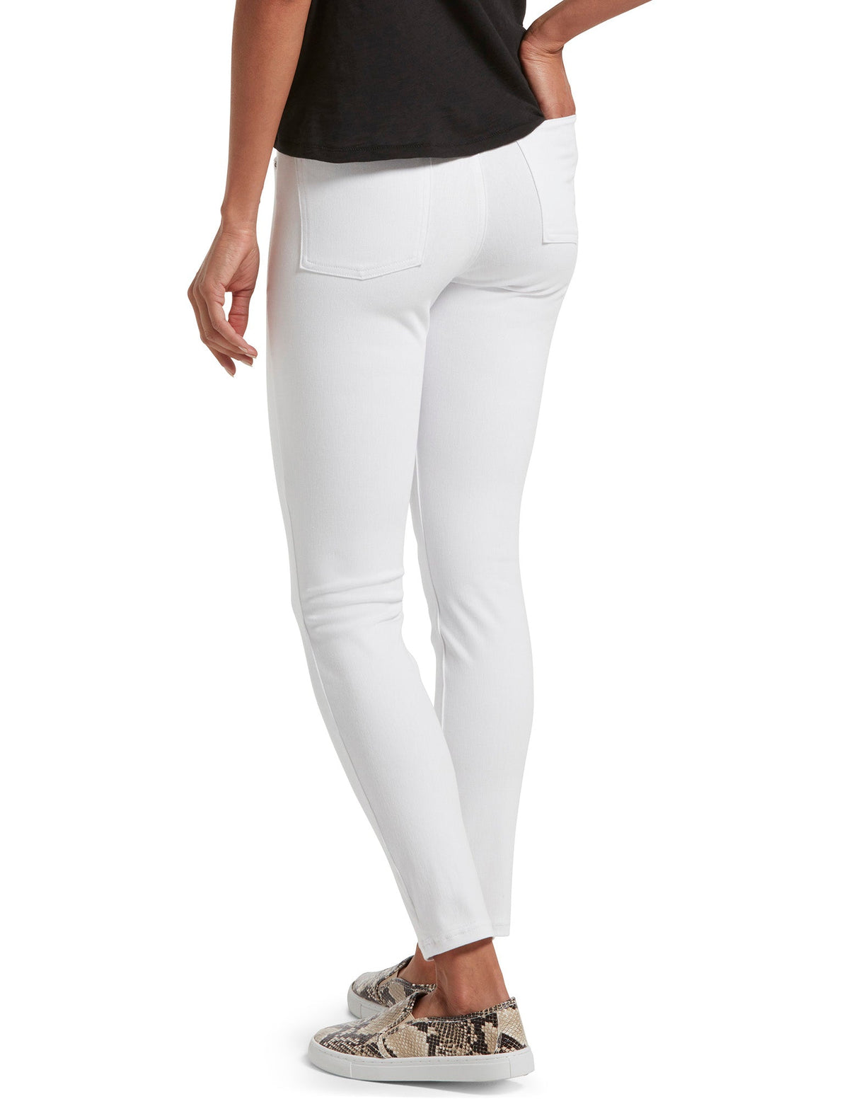 Ultra Soft Denim Legging - White | Hue