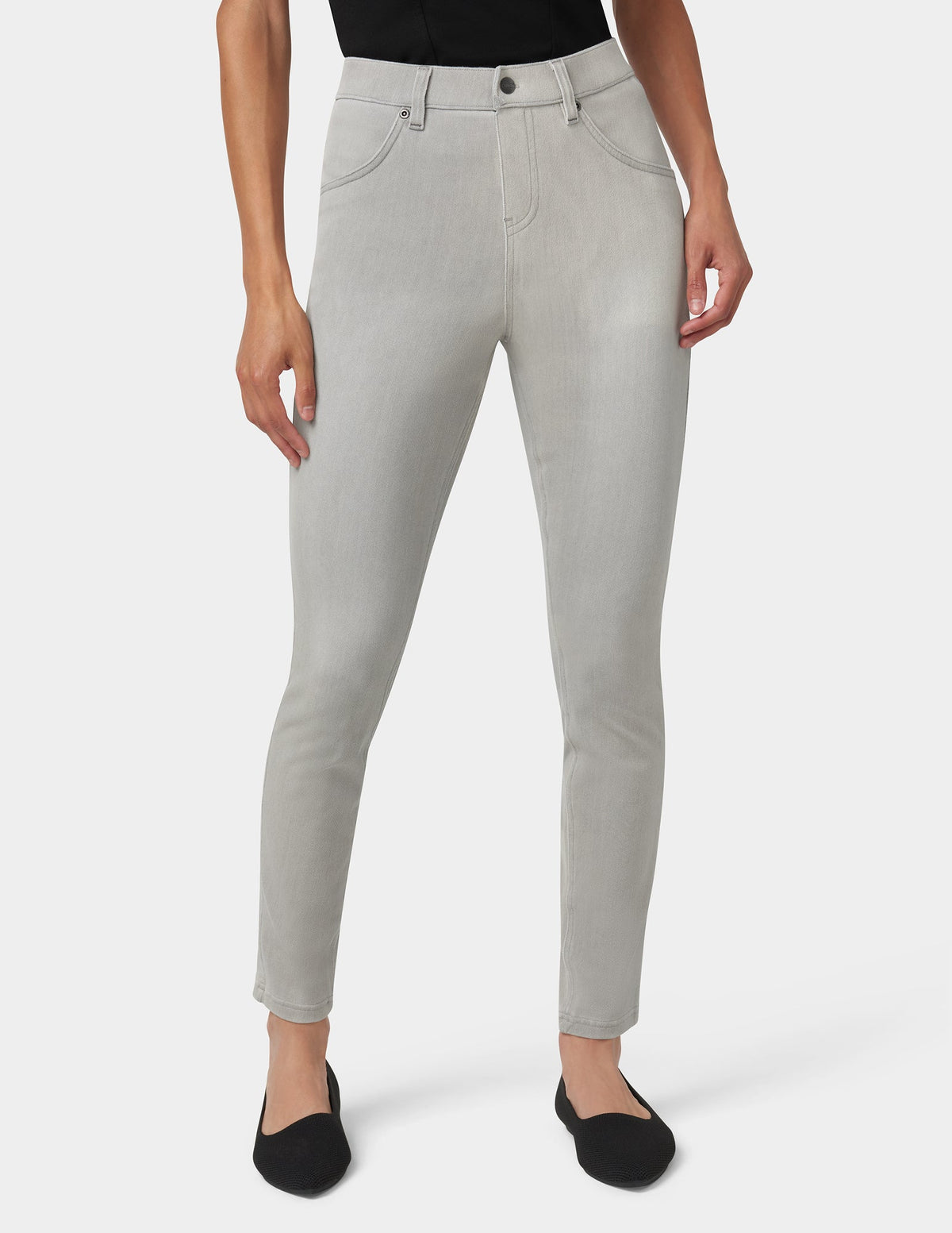 Ultra Soft Denim Legging - Silver Grey Wash | Hue