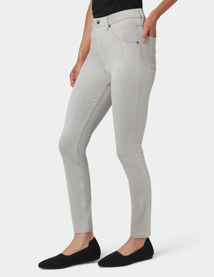 Ultra Soft Denim Legging - Silver Grey Wash | Hue