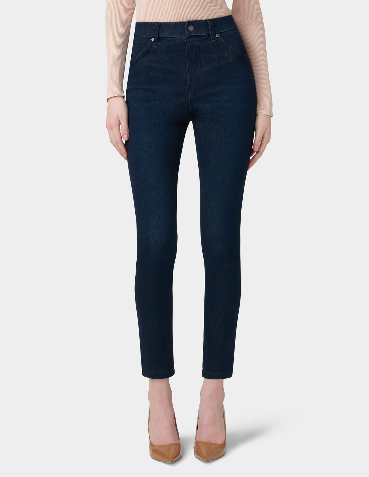 Ultra Soft Denim Legging - Black Indigo Wash | Hue