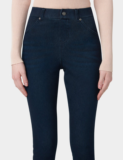 Ultra Soft Denim Legging - Black Indigo Wash | Hue