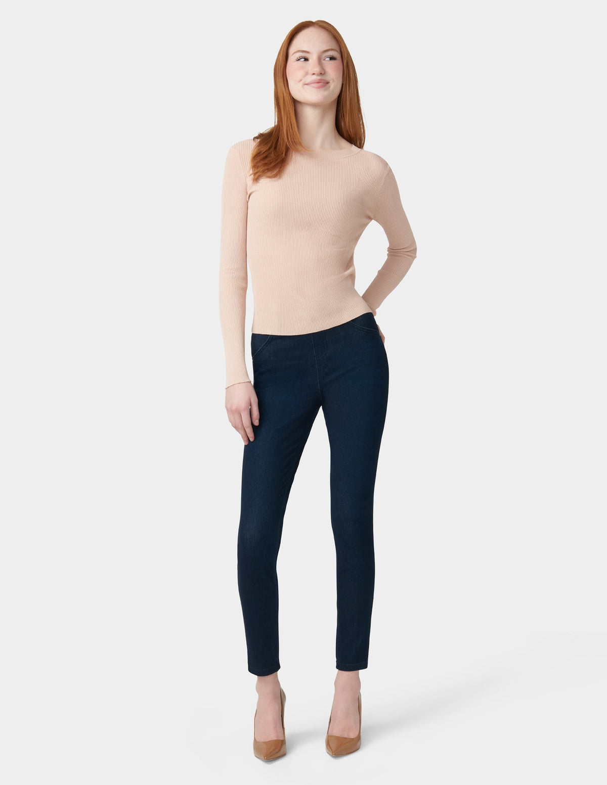 Ultra Soft Denim Legging - Black Indigo Wash | Hue