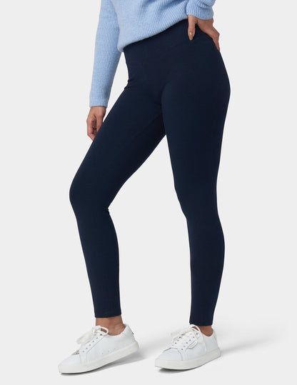 Ultra Leggings with Wide Waistband - Navy | Hue