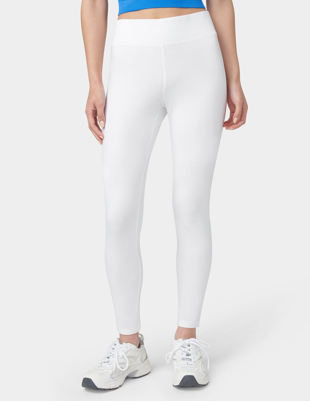 Ultra Leggings with Wide Waistband - White | Hue
