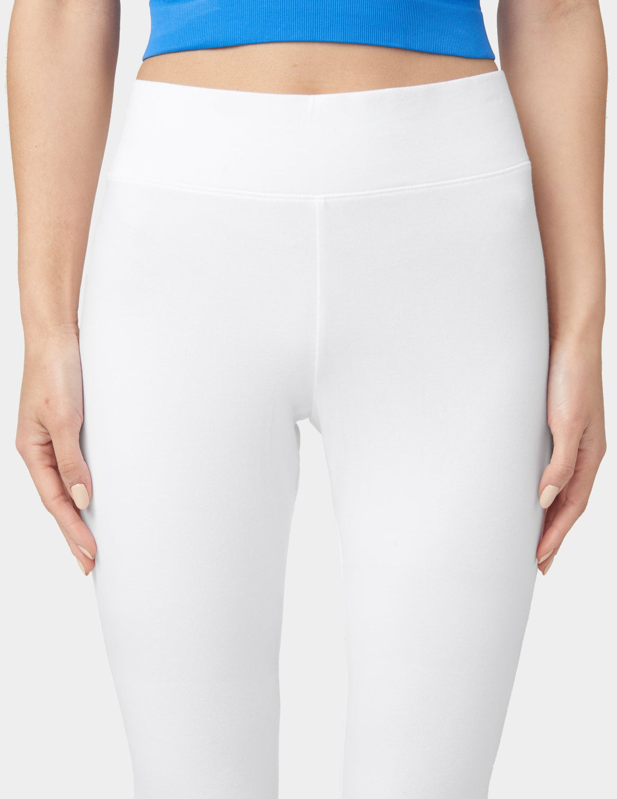 Ultra Leggings with Wide Waistband - White | Hue
