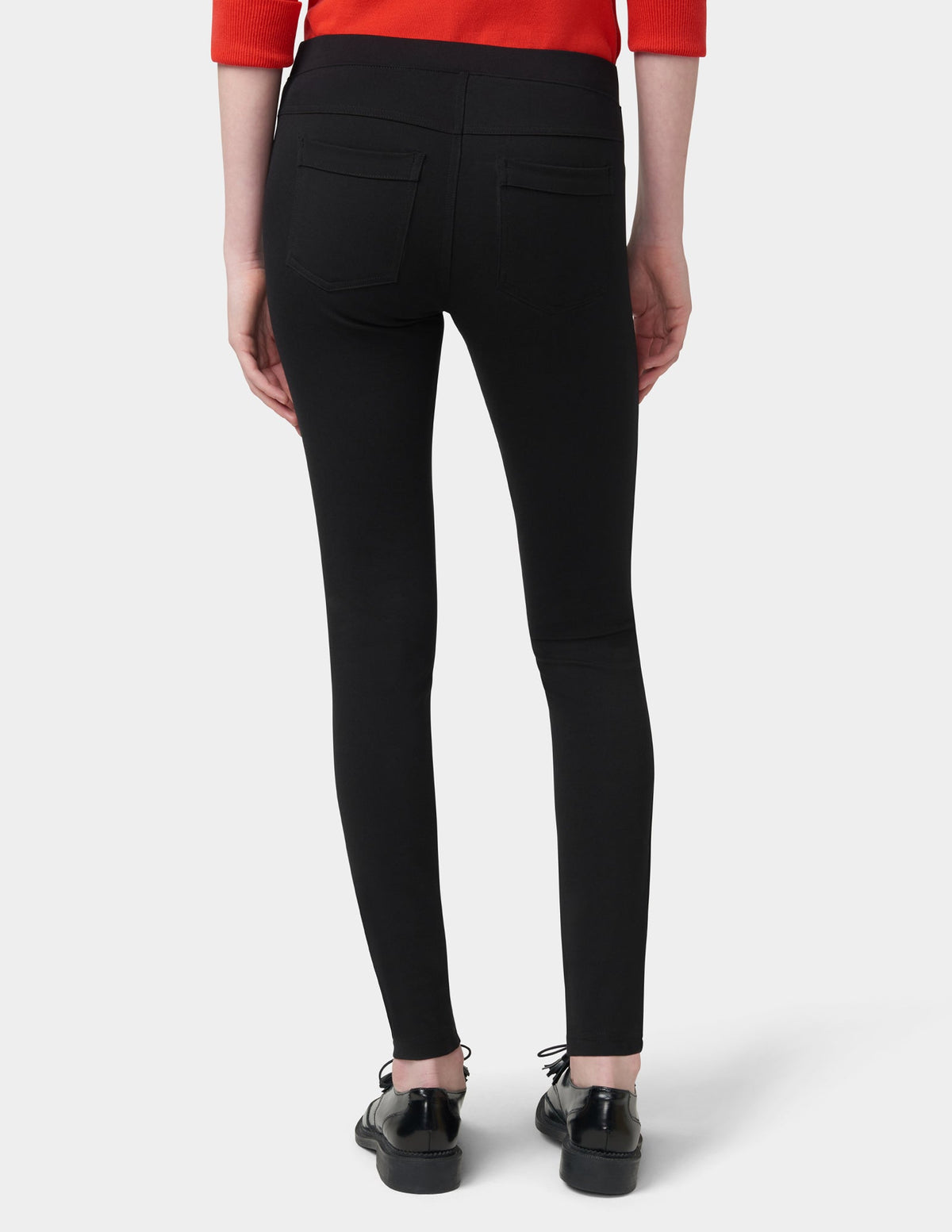 Ponte Mid-Rise Leggings - Black | Hue
