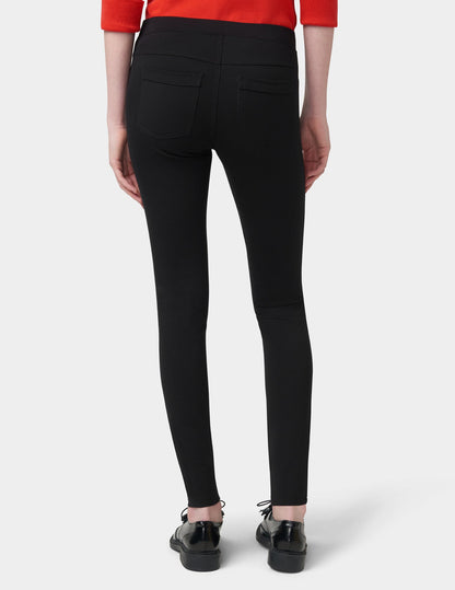 Ponte Mid-Rise Leggings - Black | Hue