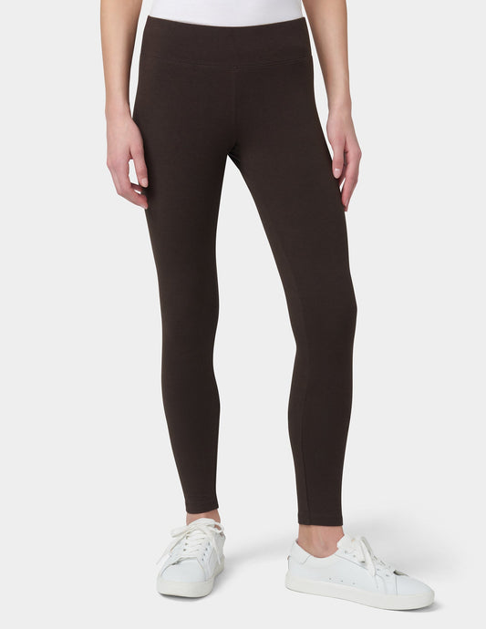 Ultra Leggings with Wide Waistband - Espresso | Hue