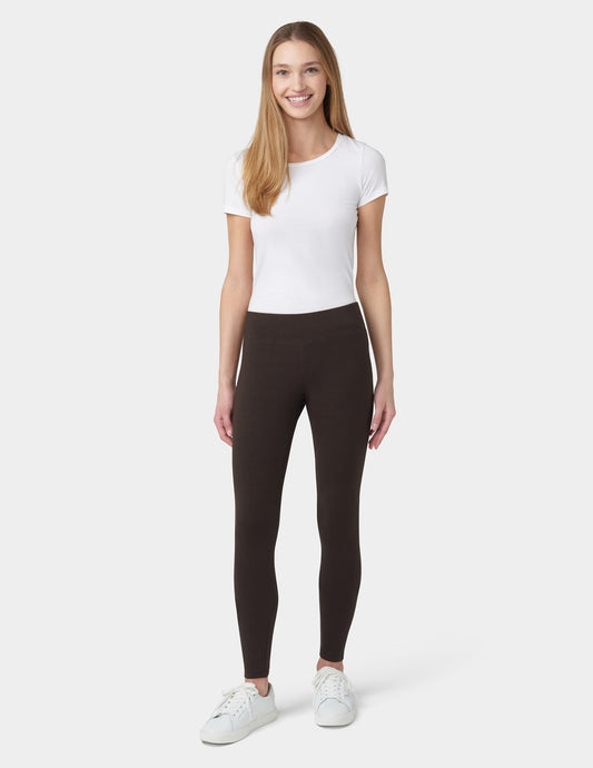 Ultra Leggings with Wide Waistband - Espresso | Hue