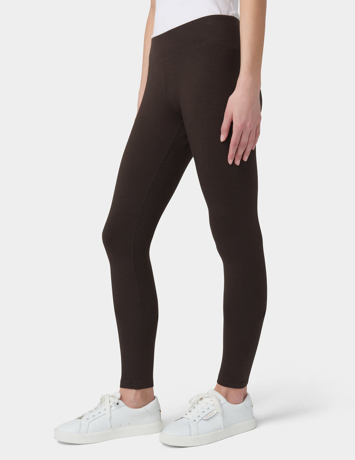 Ultra Leggings with Wide Waistband - Espresso | Hue