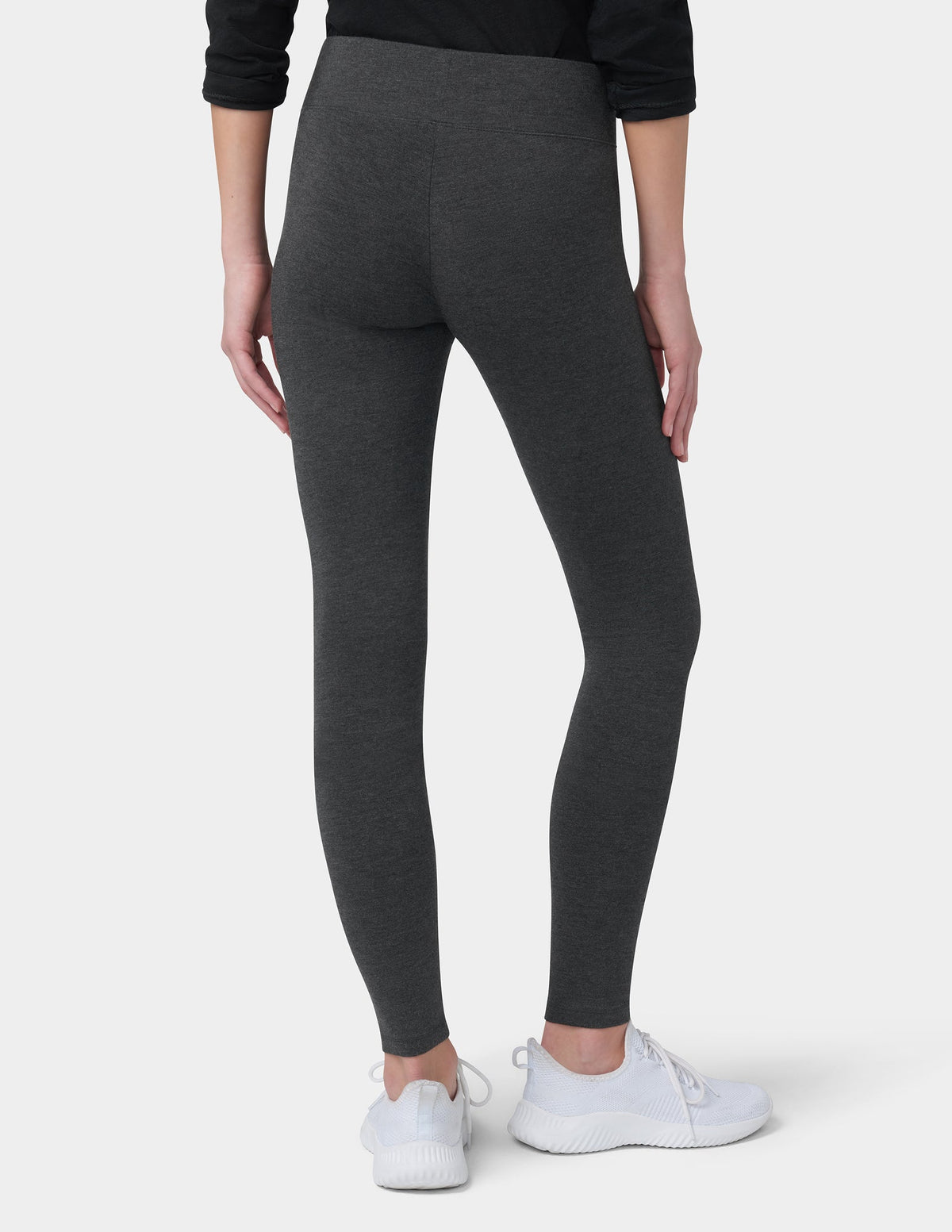 Ultra Leggings with Wide Waistband - Graphite Heather | Hue
