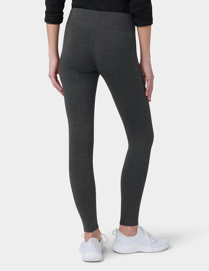 Ultra Leggings with Wide Waistband - Graphite Heather | Hue