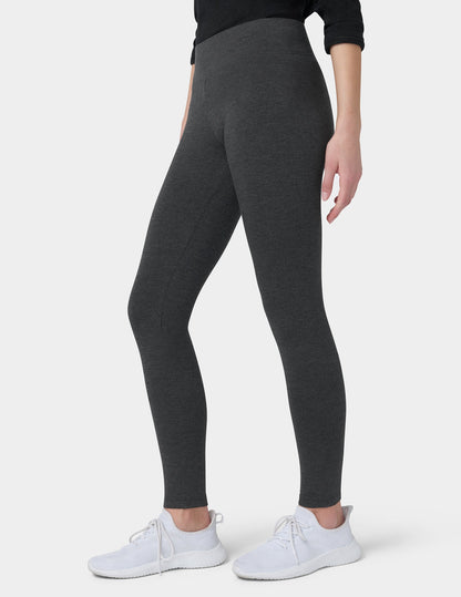 Ultra Leggings with Wide Waistband - Graphite Heather | Hue