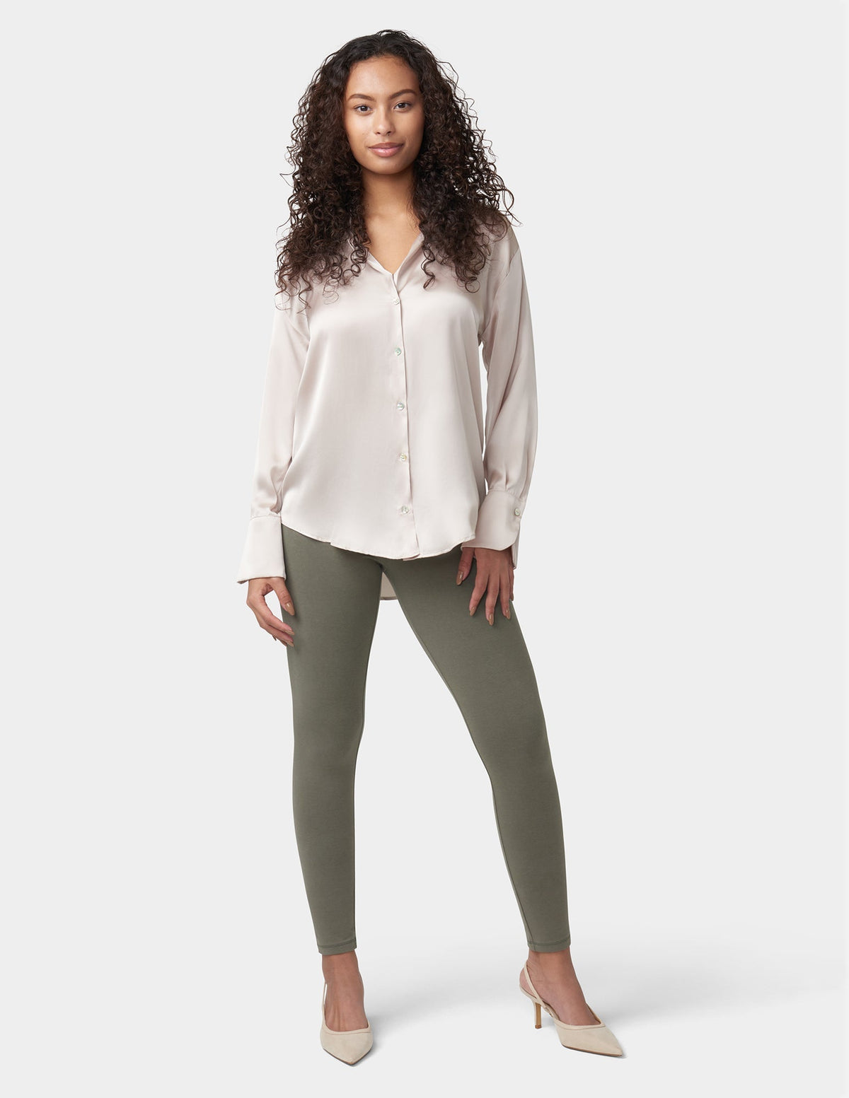 Ultra Leggings with Wide Waistband - Bungee Cord | Hue