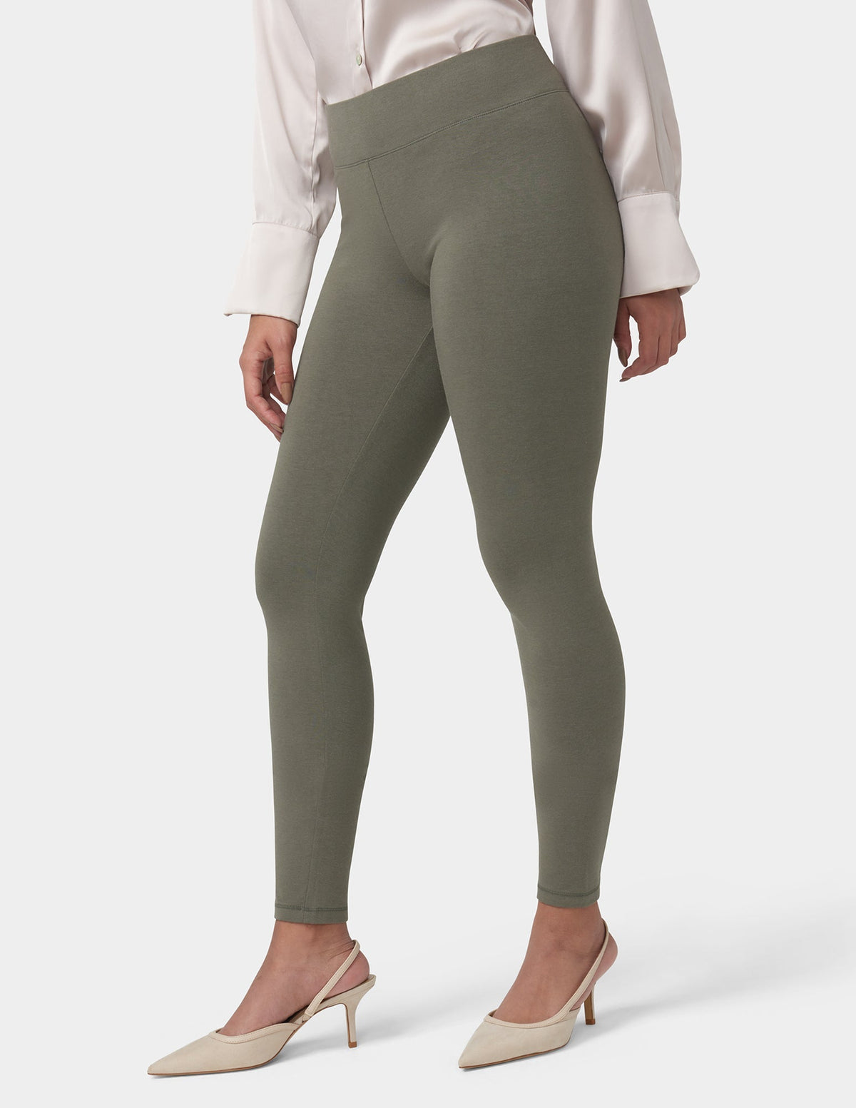 Ultra Leggings with Wide Waistband - Bungee Cord | Hue