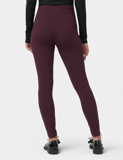 Ultra Leggings with Wide Waistband - Black Cherry | Hue