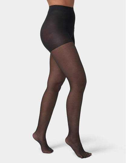 So Silky Sheer Control Top with Invisible Reinforced Toe - Black | Hue