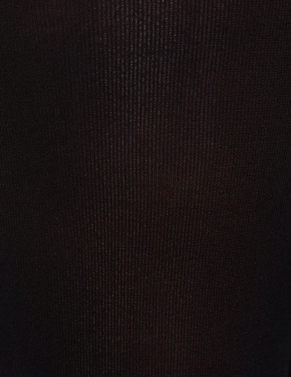 Opaque Tights with Control Top - Black | Hue